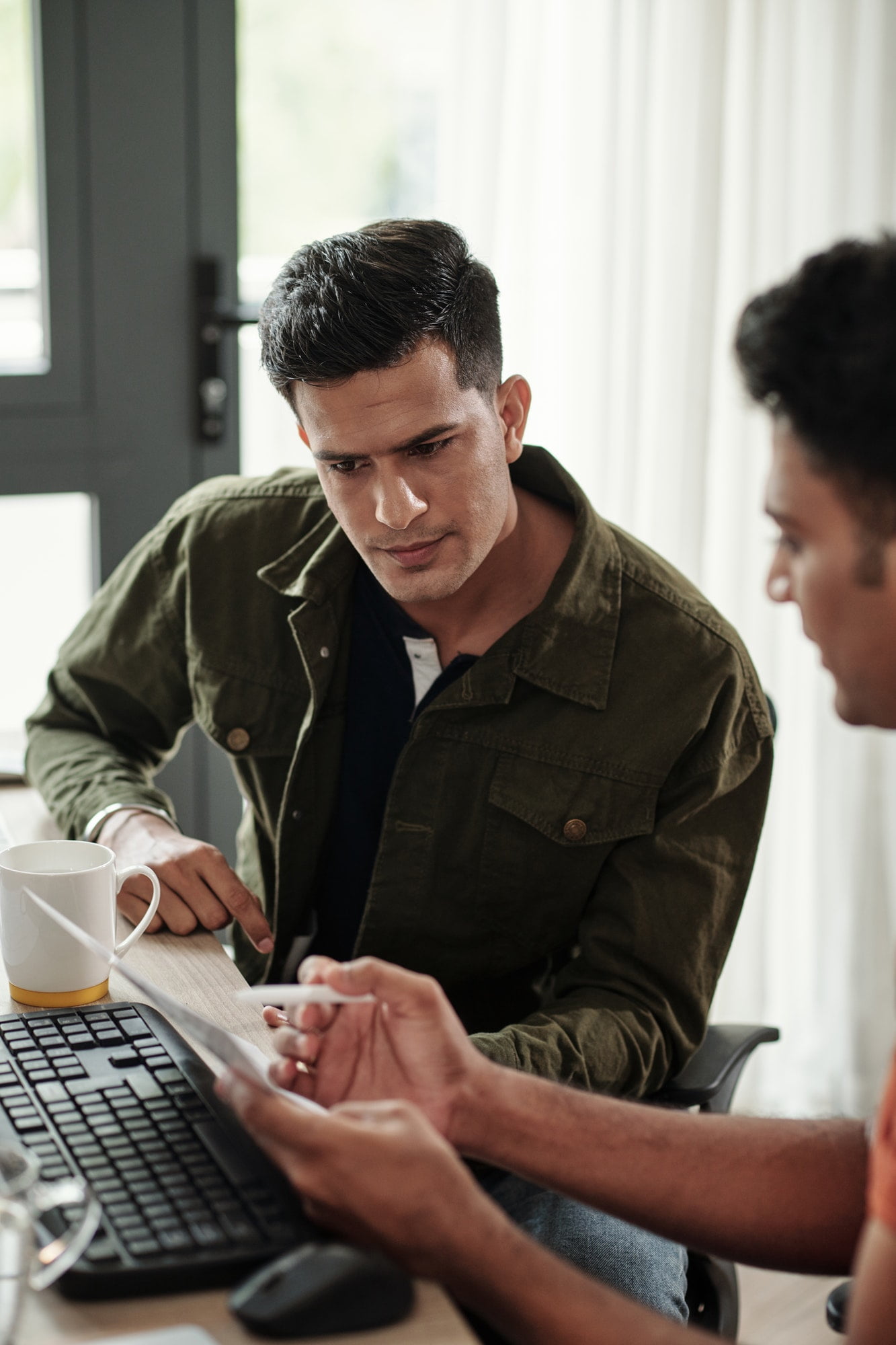 Developers Discussing Website